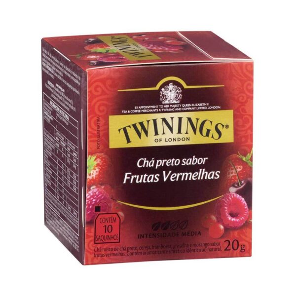 Chá Twinings Preto com Frutas Vermelhas (20g)