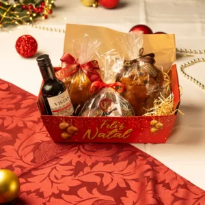 Kit de Natal com Vinho