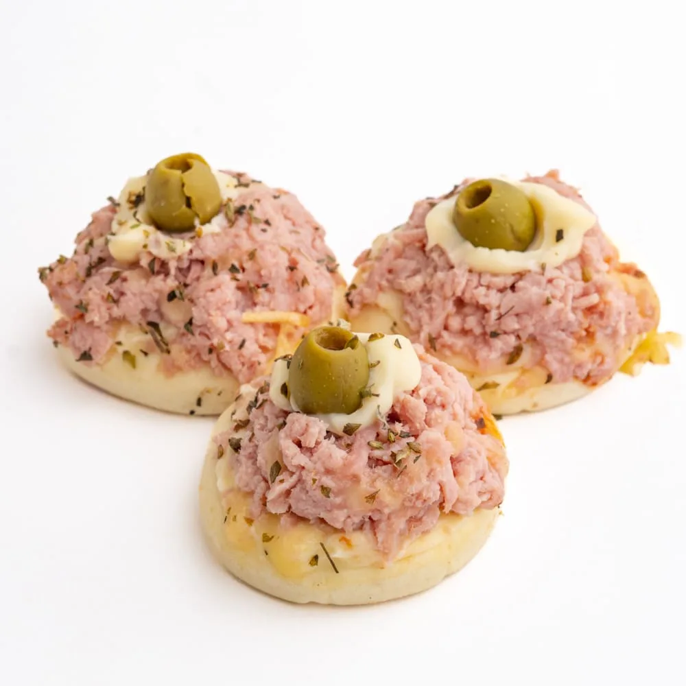 Mini Pizza de Queijo e Presunto (45g) - Imagem 2
