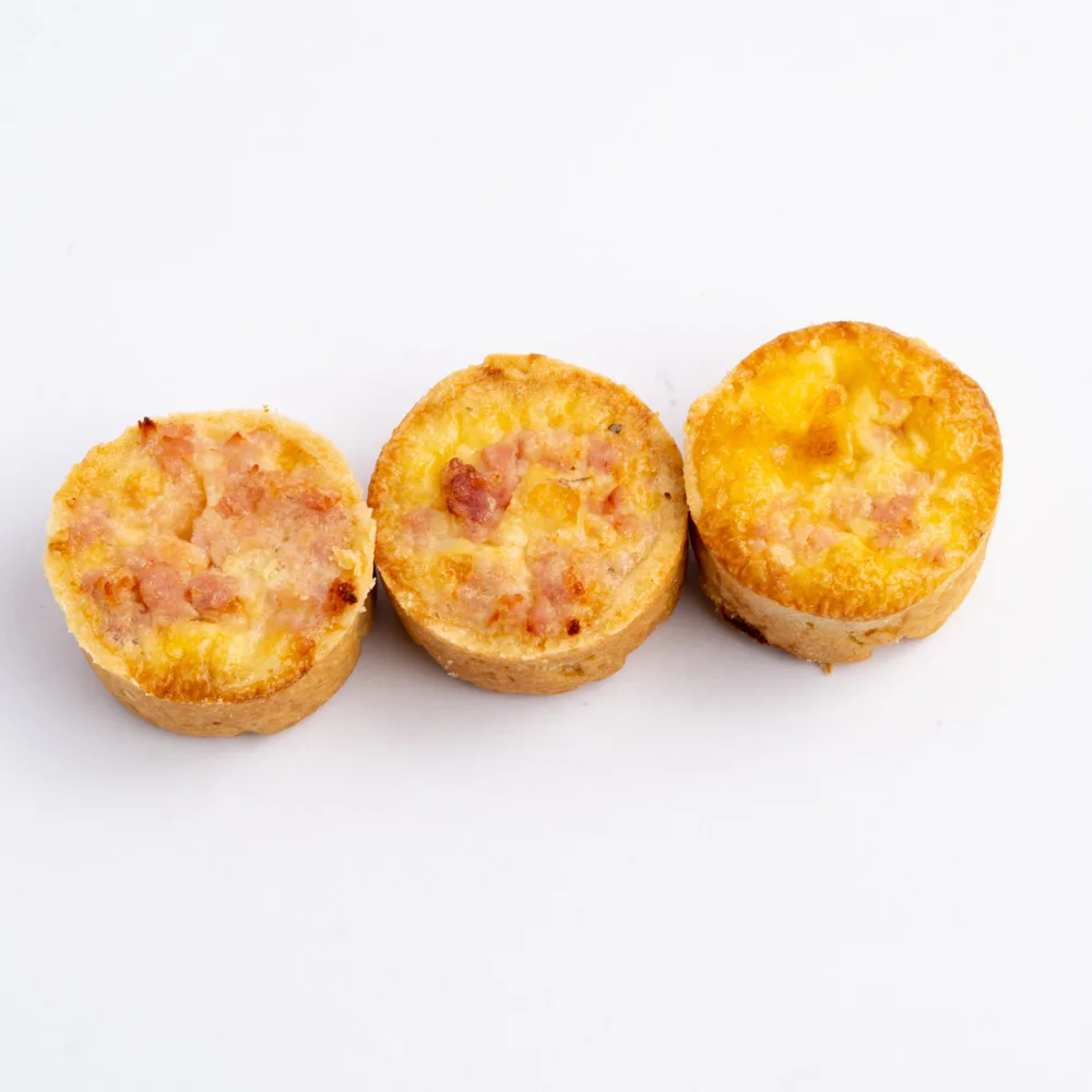 Mini Quiche de Queijo e Presunto (30g) - Imagem 3