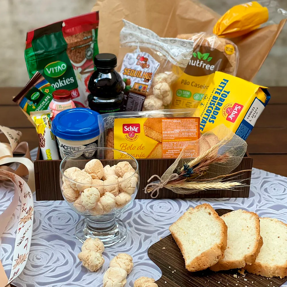 Cesta sem Glúten e sem Lactose (11 itens)