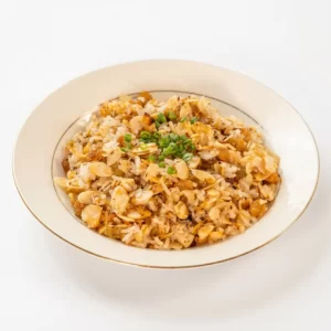 Arroz com Amêndoas Tostadas e Passas Brancas