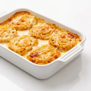 Rondelli de Frango com Alho-poró e Requeijão Cremoso